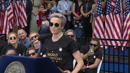 Nueva York celebra a las campeonas del mundo de fútbol