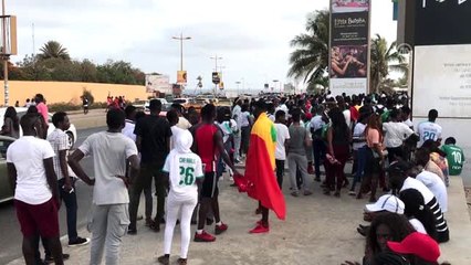 Senegal'de Afrika Kupası yarı finali sevinci