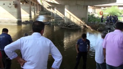 Serinlemek için girdiği derede boğuldu