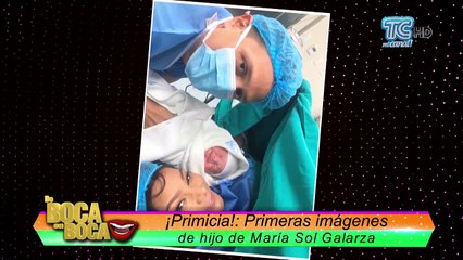 Primeras imágenes de hijo de María Sol Galarza