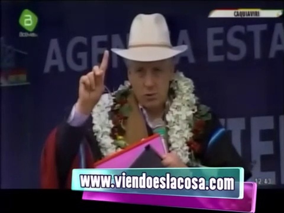 Álvaro García Linera: 'Soy honesto, no me gusta mentir, no mentimos... No hay que mentir'