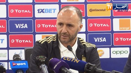 هذا ما قاله "بلماضي" حول عدم تلقي شباك الخضر لأي هدف ..!