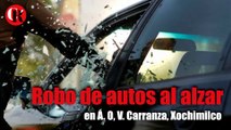 Robo de autos al alza en Álvaro Obregón, Venustiano. Carranza, Xochimilco