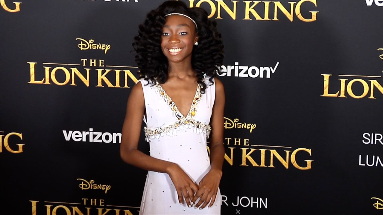 Shahadi Wright Joseph "The Lion King' World Premiere Red Carpet