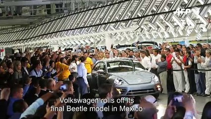 Last ever VW Beetle model rolls off Mexican production line