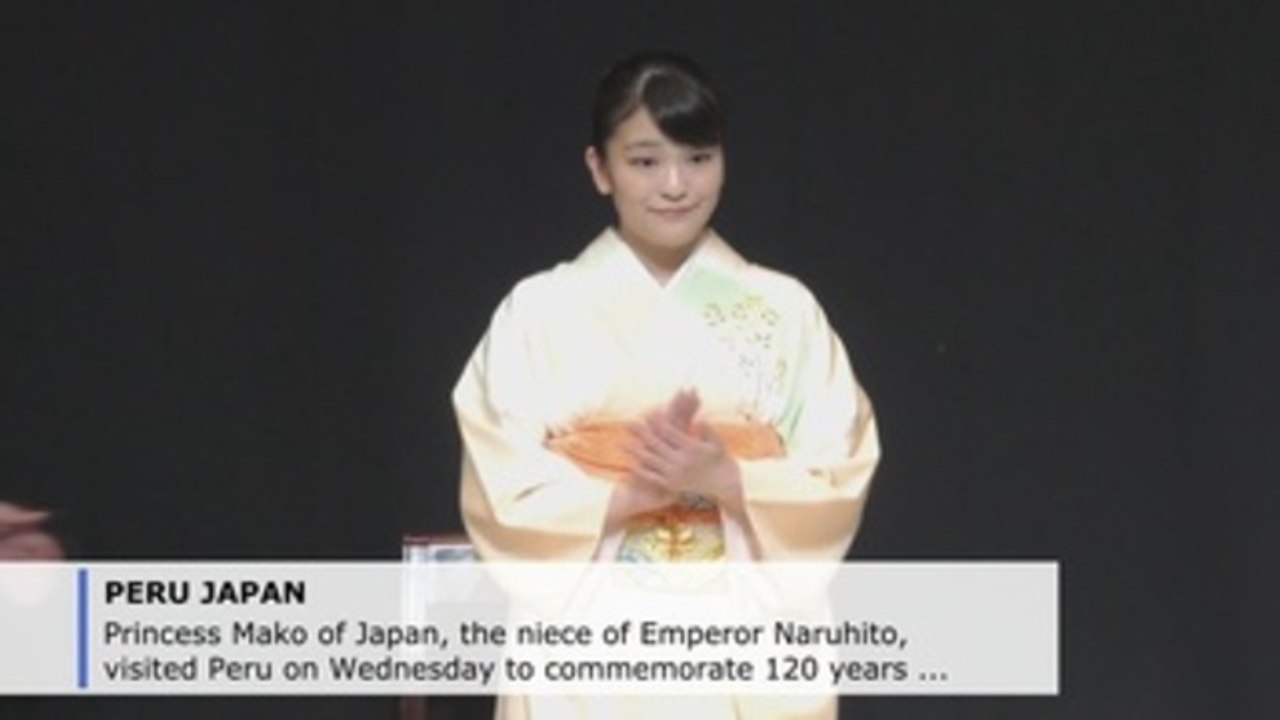 Japan's Princess Mako commemorates 120 years of Japanese immigration in Peru