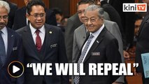 Dr Mahathir: Gov't will repeal the Sedition Act