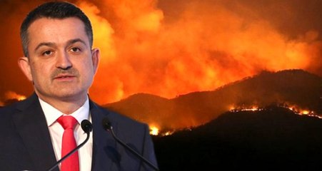Son dakika! Muğla Dalaman'da 18 saat süren yangınla ilgili Bakan Pakdemirli'den açıklama