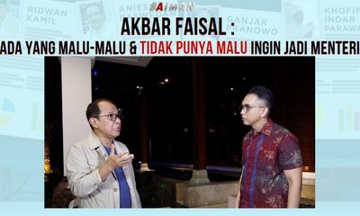 Akbar: Yang Malu-Malu & Tidak Malu Ingin Jadi Menteri | Menjaring Menteri, Menuju Capres - AIMAN (2)