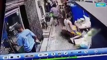 CCTV footage shows robbers entering Metrobank's Binondo branch