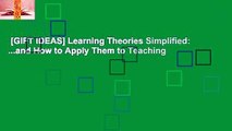 [GIFT IDEAS] Learning Theories Simplified: ...and How to Apply Them to Teaching