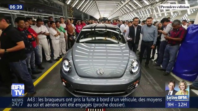 La toute dernière Coccinelle est sortie d'usine au Mexique ce mercredi