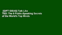 [GIFT IDEAS] Talk Like TED: The 9 Public-Speaking Secrets of the World's Top Minds