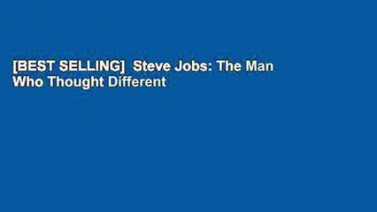 [BEST SELLING]  Steve Jobs: The Man Who Thought Different