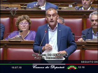 Roma - Camera - 18^ Legislatura - 206^ seduta (10.07.19)