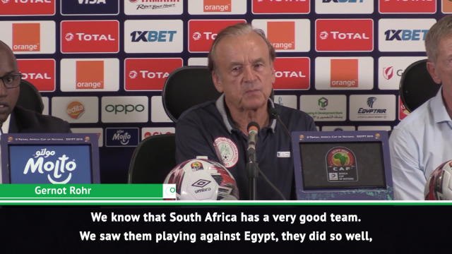 Nigeria coach Rohr delighted with spirit after late winner