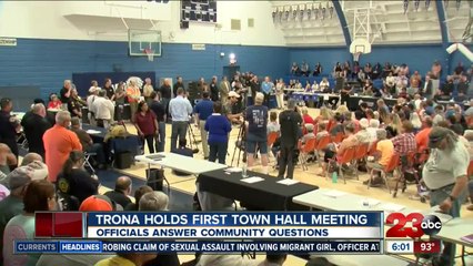 Trona town hall answers questions after earthquakes