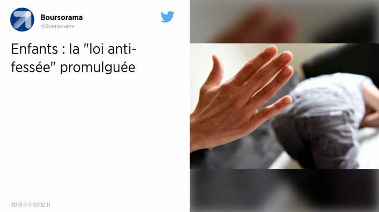 Enfants : la « loi anti-fessée » promulguée
