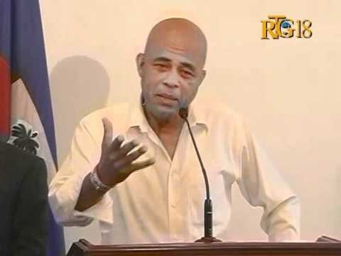 Prezidan Michel Joseph Martelly,