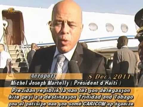 prezidan Michel Joseph Martelly pral patisipe nan somè CARICOM
