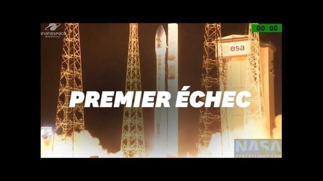 Arianespace a vécu un premier échec de la fusée Vega