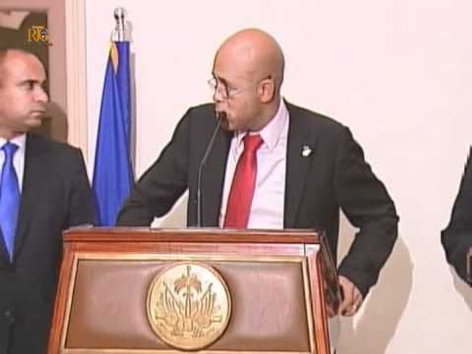 konferans pou lapres Prezidan repiblik la Michel Joseph martelly vandredi 9 desanm 2011.