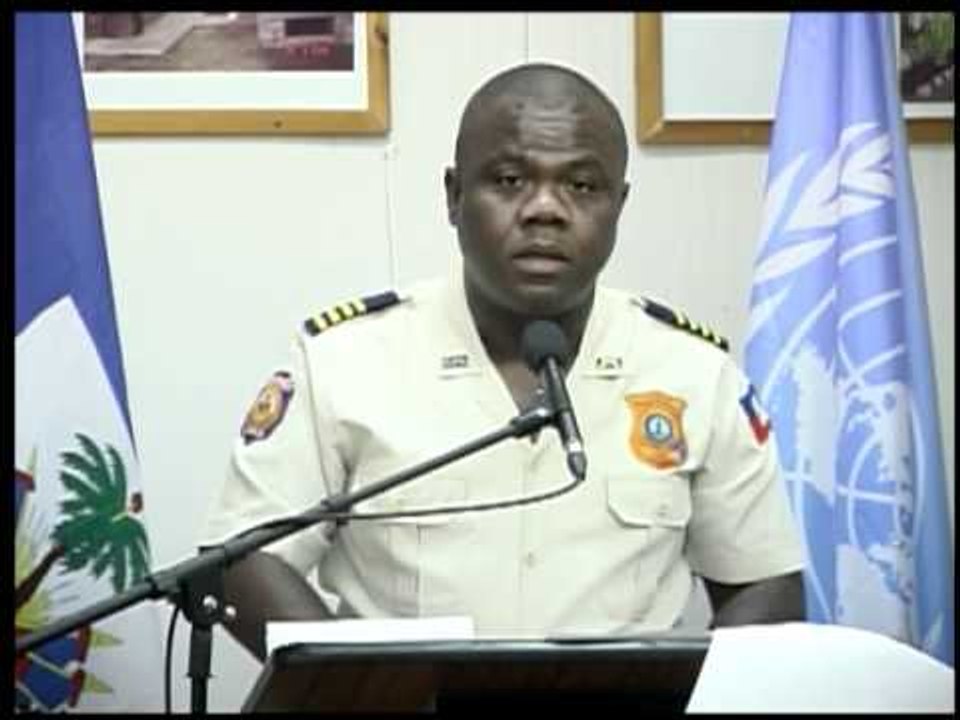 Otorite PNH ak MINUSTAH prezante bilan aktivite yo reyalize nan peyi a.