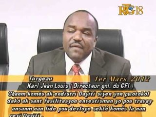 Siyati yon Pwotokòl dakò ak sant fasilitasyon envestisman yo