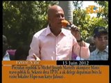Prezidan repiblik ka Michel Joseph Martelly akonpaye Minis travo piblik la.