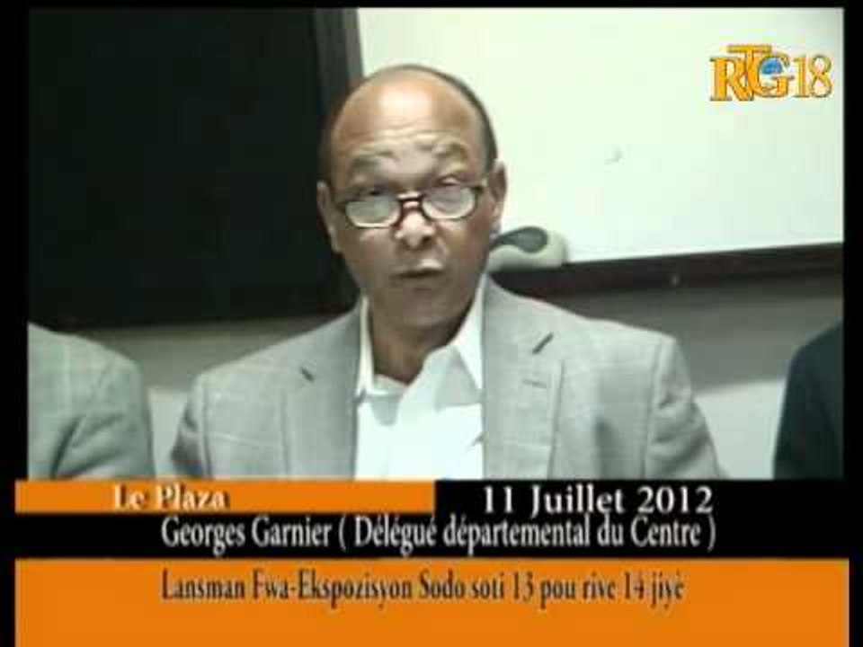 Lansman Fwa-Eksppozisyon Sodo soti 13 pou rive 14 jiyè.