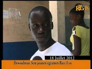 Dewoulman 3em jounen egzamen Bacc I yo.