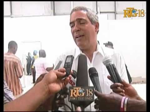 Vizit Prezidan Michel Joseph Martelly nan Pak endistriyèl Caracol la.