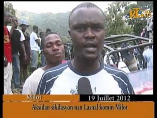 Aksidan sikilasyon nan lasnal komin Milot.