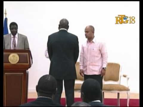 Seremoni envestiti nouvo manm Gouvènman an.