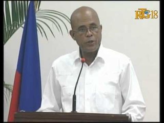 Prezidan Martelly remèt 21 polaris bay kò siveyans anviwonmantal la.