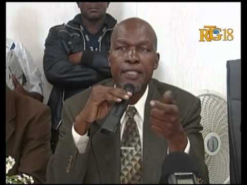 enstalasyon nouvo Direktè jeneral Ministè edikasyon nasyonal la Joseph Chrales Leveque.