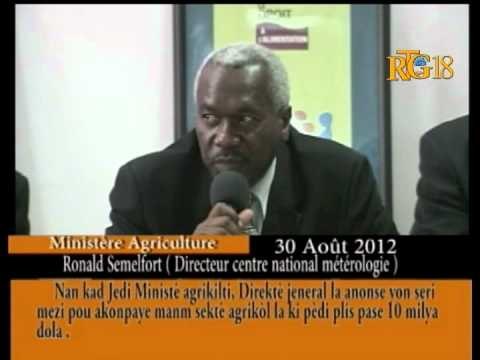 Nan kad jedi Ministè agrikilti, Direktè jeneral la anonse lap akonpaye manm sektè agrikòl la