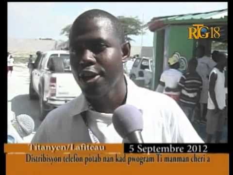 Distribisyon telefon potab nan kad pwogram ti manman cheri a.