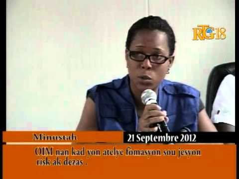 OIM nan kad yon atelye fòmasyon sou jesyon risk ak dezas.