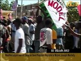 Manifestasyon nan vil Okay an favè Prezidan Repiblik la Michel Joseph Martelly.