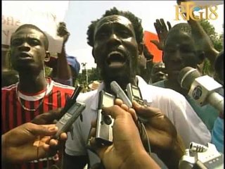 Manifestasyon òganizasyon MOLEGAF nan okazyon 206em lane asasinay Jean Jacques Dessalines.