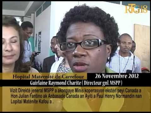 Vizit Direktè jeneral MSPP a akonpaye Minis koperasyon ekstèn peyi Canada a Hon Julian Fantino ak