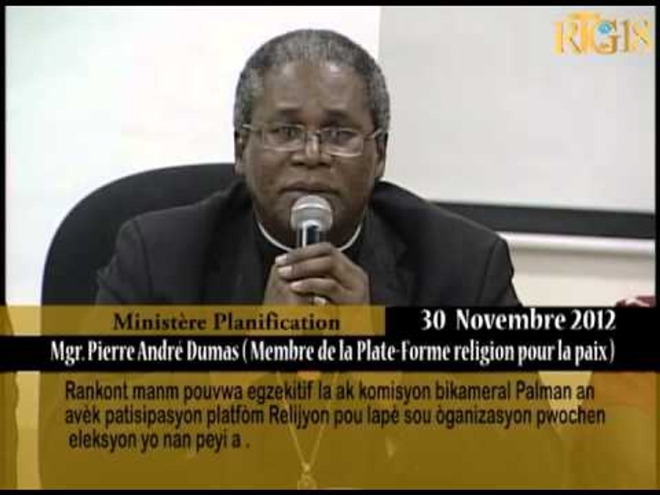 Rankont manm pouvwa egzekitif la ak komisyon bikameral Palman an.