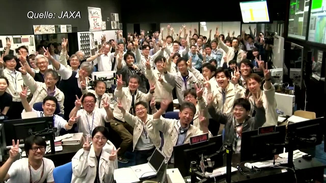 Raumsonde 'Hayabusa 2' erneut auf Asteroiden Ryugu gelandet