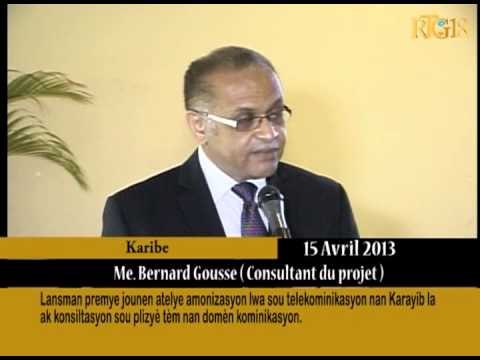 Lansman premye jounen atelye amonizasyon lwa sou telekominikasyon nan Karayib la.