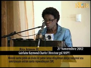 Ministè sante piblik ak divès lòt patnè lanse ofisyèlman atelye nasyonal sou sekirizasyon entra