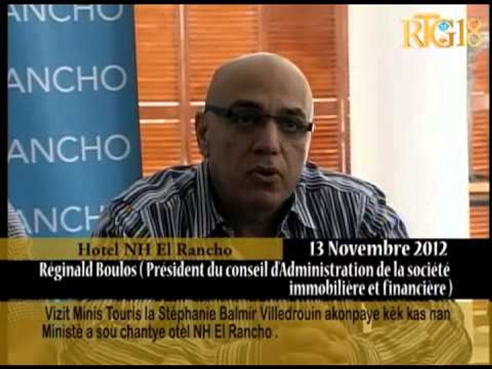 Vizit Minis Touris la Stéphanie Balmir Villedrouin akonpaye kèk kas nan Ministè a sou chantye ot