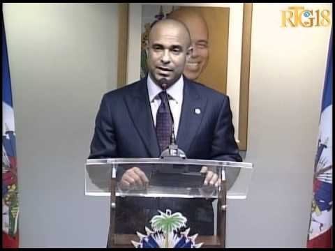 Seremoni enstalasyon Jean Nelson kòm nouvo òdonatè Nasyonal.