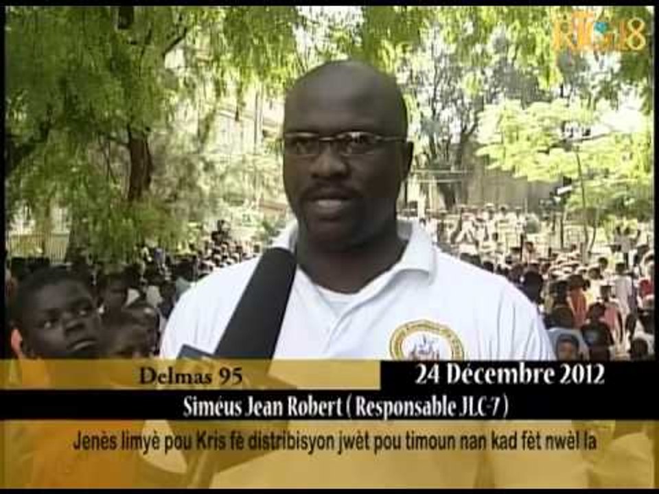 Jenès limyè pou kris fè distribisyon jwèt pou timoun nan kad fèt nwèl la.