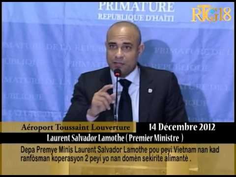 Depa Premye Minis Laurent Salvador Lamothe pou peyi Vietnam nan kad ranfòsman koperasyon 2 peyi yo